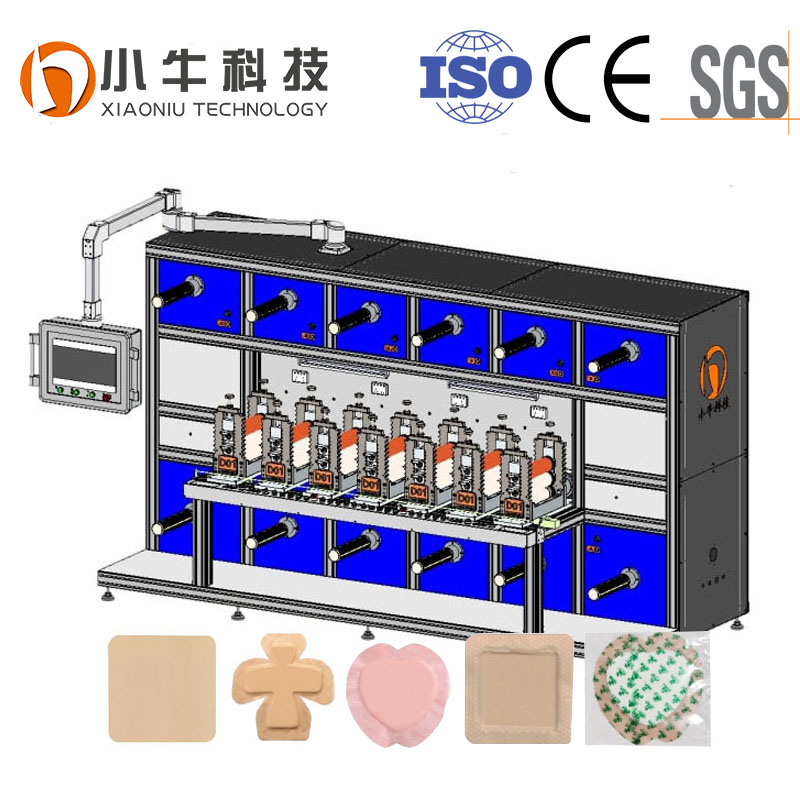 Medical Disposable Foot Ulcer Sacrum Sacral Burn Wound Silicone Foam Wound Dressing Making Machine