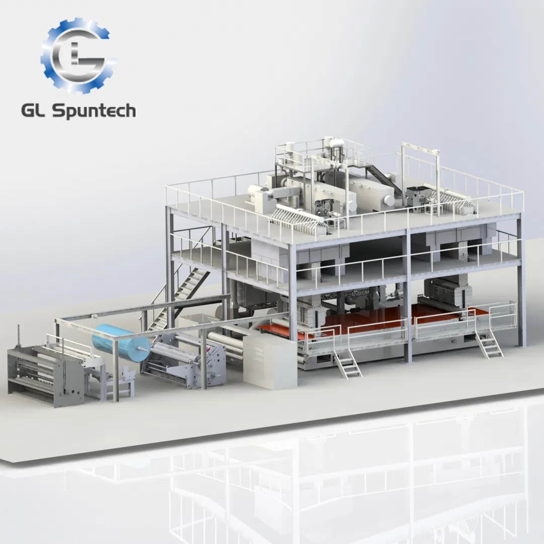 Ss Spunbond PP Material Nonwoven Fabric Making Machine for Diaper Sanitary Products