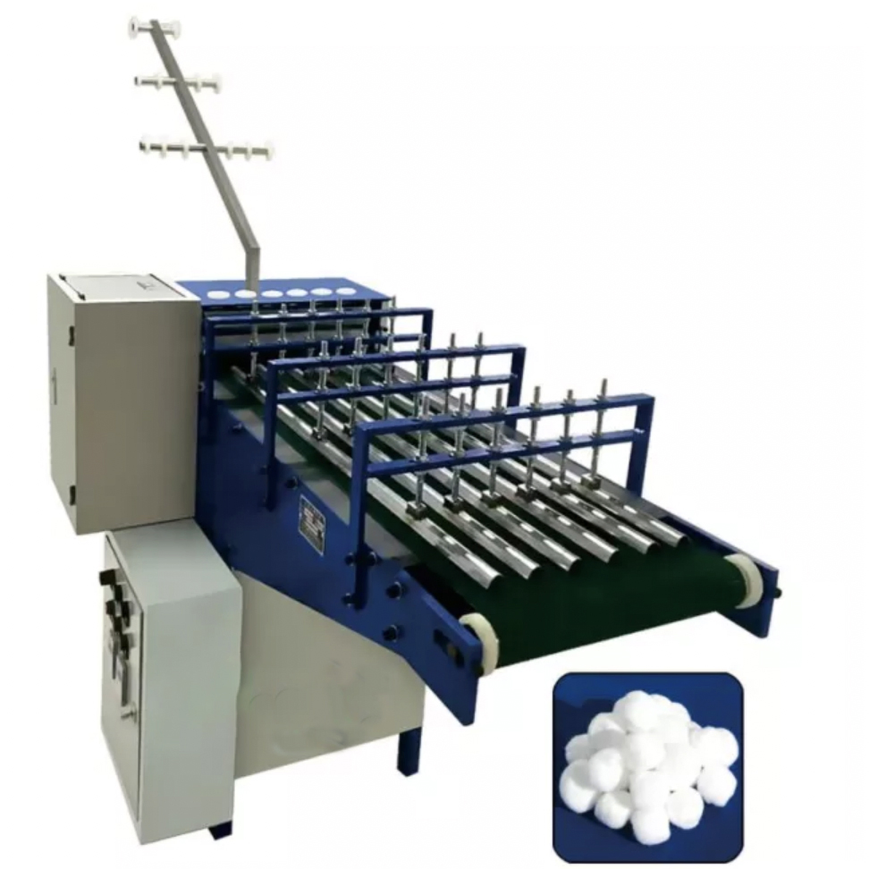 High Speed Automatic Absorbent Surgery Medical Fiber Dentist Non Woven Soft Cotton Ball Non-Woven Textile Machine for Medical Use Gauze and Make-up Cotton