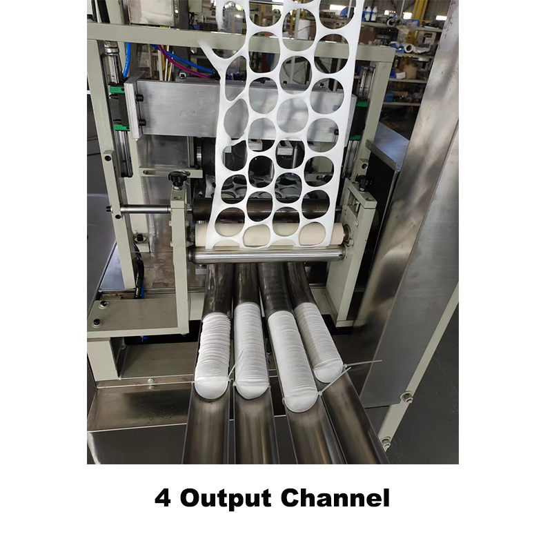 Customised Automatic Disposable Makeup Remover Cotton Pads Cutting Making Machine