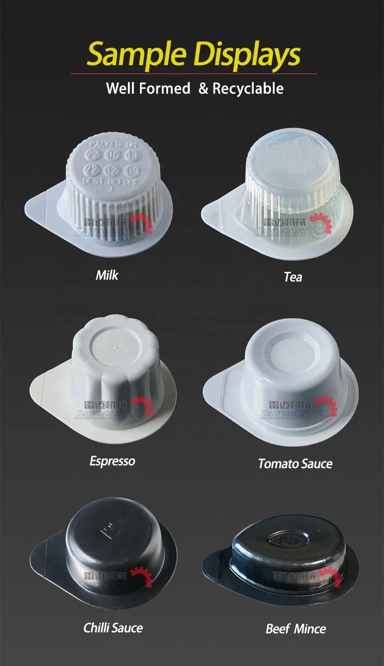 DPP High-Speed Fully Automatic Liquid Filling Blister Packing Packaging Machine for Butter Jam Honey Chilli Sauce Tea Milk Pure Water PVC Pet PS PE Aluminum