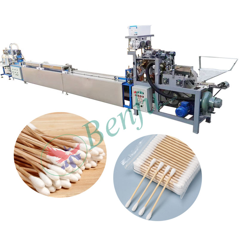 Popular Medical Alcohol Swab Forming Machinery Production Line Cotton Swab Making Machine