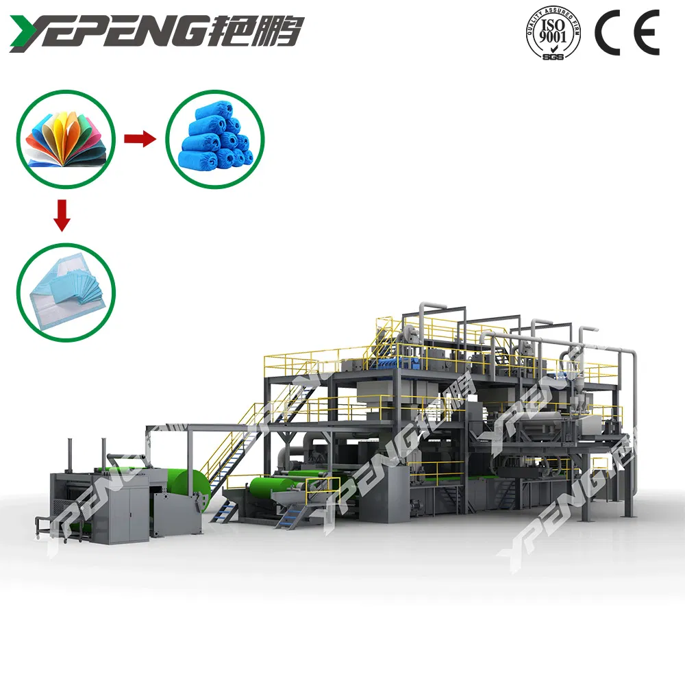 Yp-PP-Ssms/Ssmms Nonwoven Fabric Production Line PP Nonwoven Making Machine to Manufacture Nonwoven Fabric for Hygiene Products