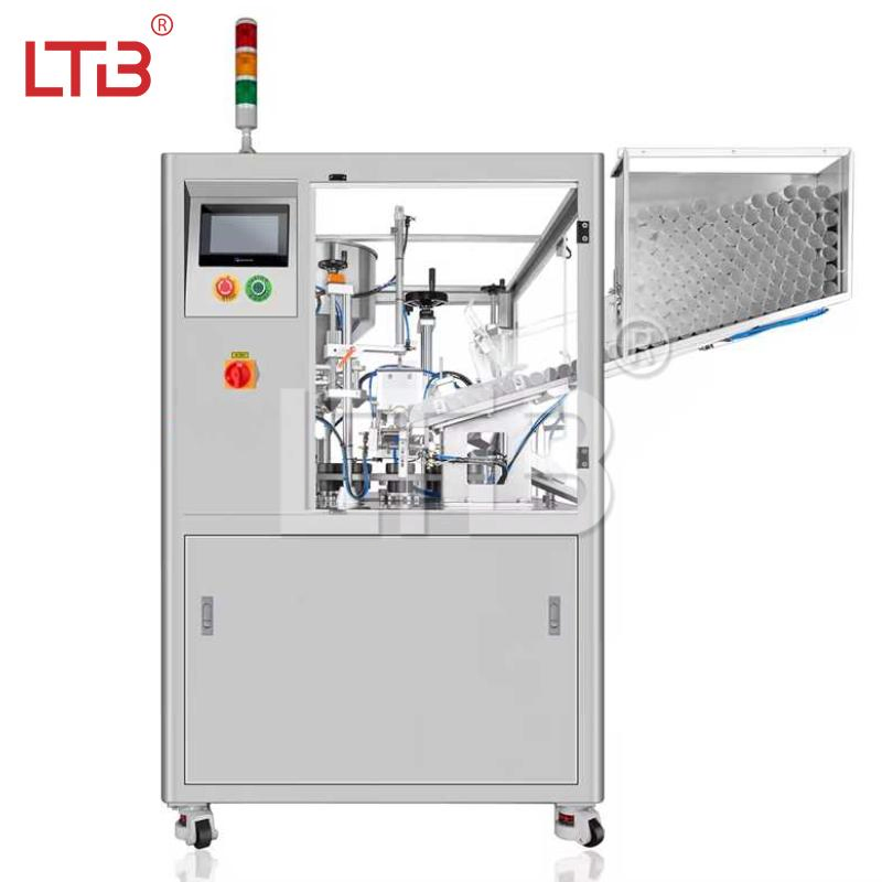 Automatic Chemical Packaging Line Cosmetics Hand Cream Shampoo Products Facial Cleanser Plastic Laminated Medical Gel Tube Filling Sealing Sealer Machine