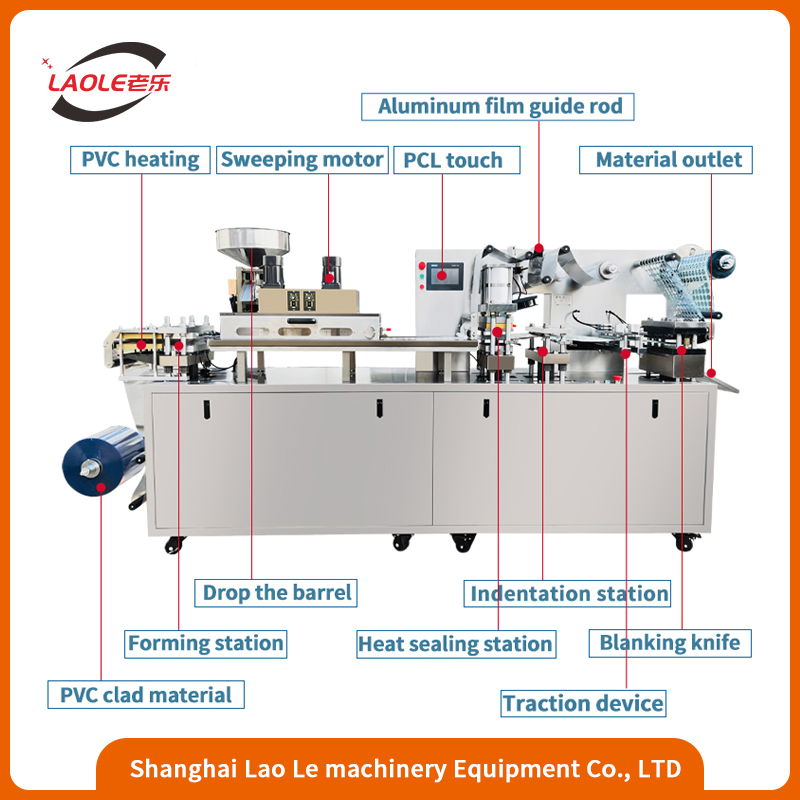Dpp-260 Single Capsule Capsule Tablet Aluminum Foil Sealing Blister Packaging Machine