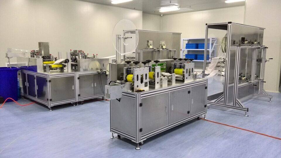 Fully Automatic Disposable 3ply Non Woven Face Mask Making Machine