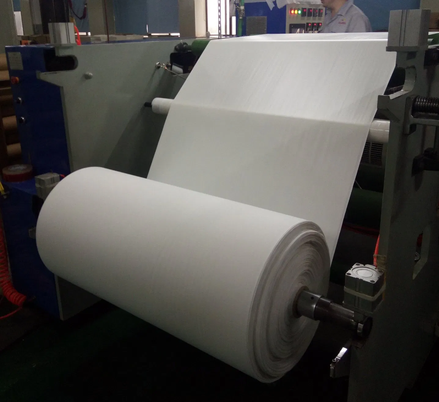 Medical Adhesive Tape Raw Material Jumbo Tape Roll Machine