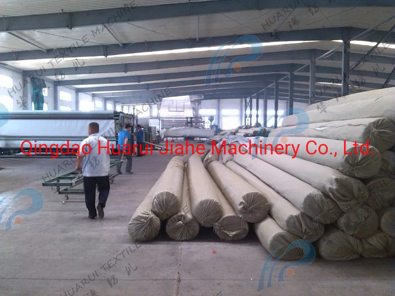 Nonwoven Fabric Production Line Machinery for Nonwuwen, Non Woven Product, Machinery for Nonwuwen Production Wata Textile Instrument Napkin Pad Making Machine,