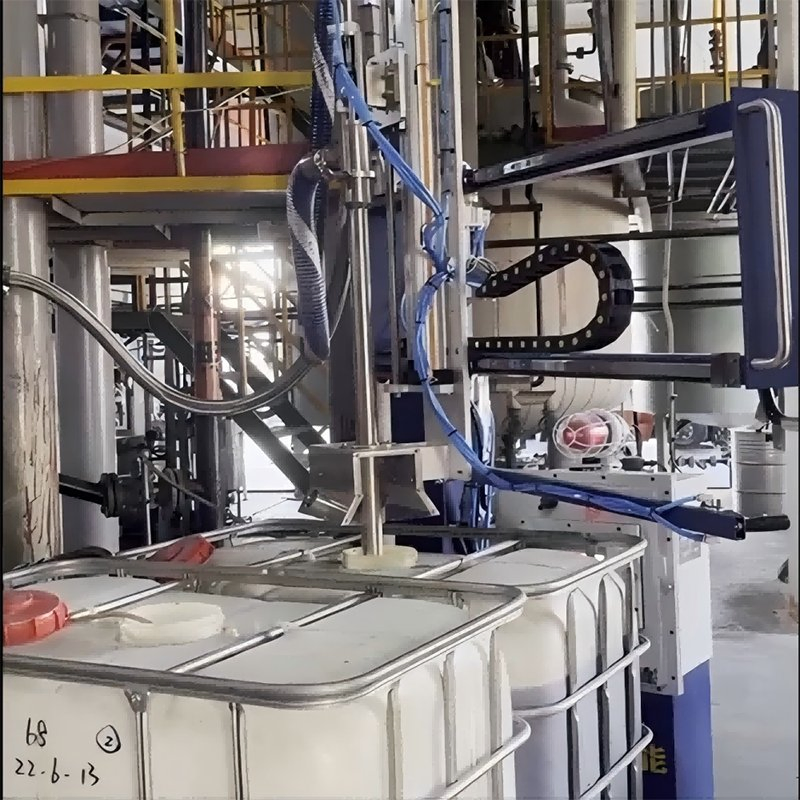 200L IBC Rocker Arm Pharmaceutical Labeling Filling Machine with High-Precision Weighing