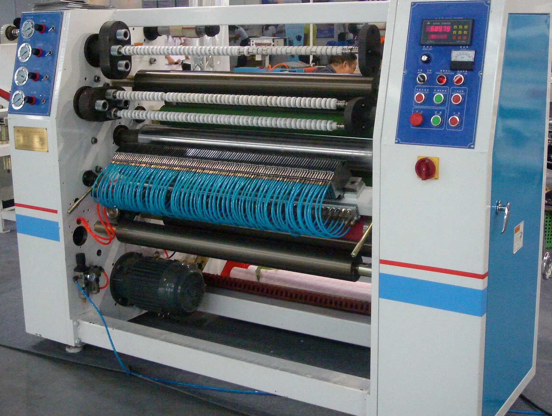 Tape Slitting Machine Fr-215s Stationery / Medical Tape Slitter