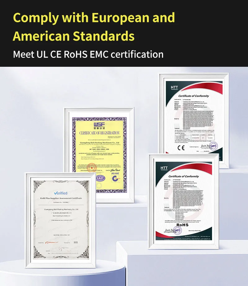 Machine Certifications