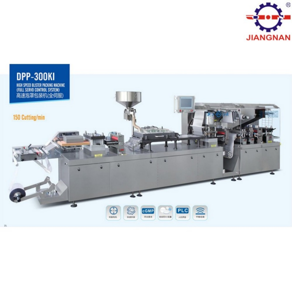 Jiangnan Pharmaceutical Industry PVC Al Blister Packaging Machine for Medical Products