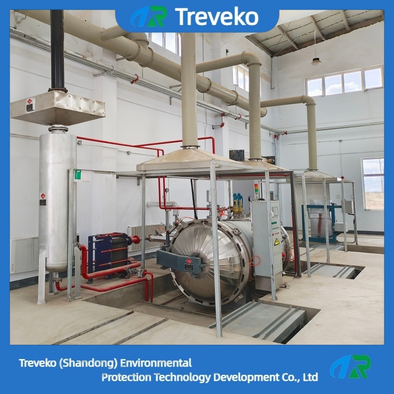 Automatic Medical Waste Autoclave Sterilization Machine for Syringes Gloves Bandages/Clinical Waste