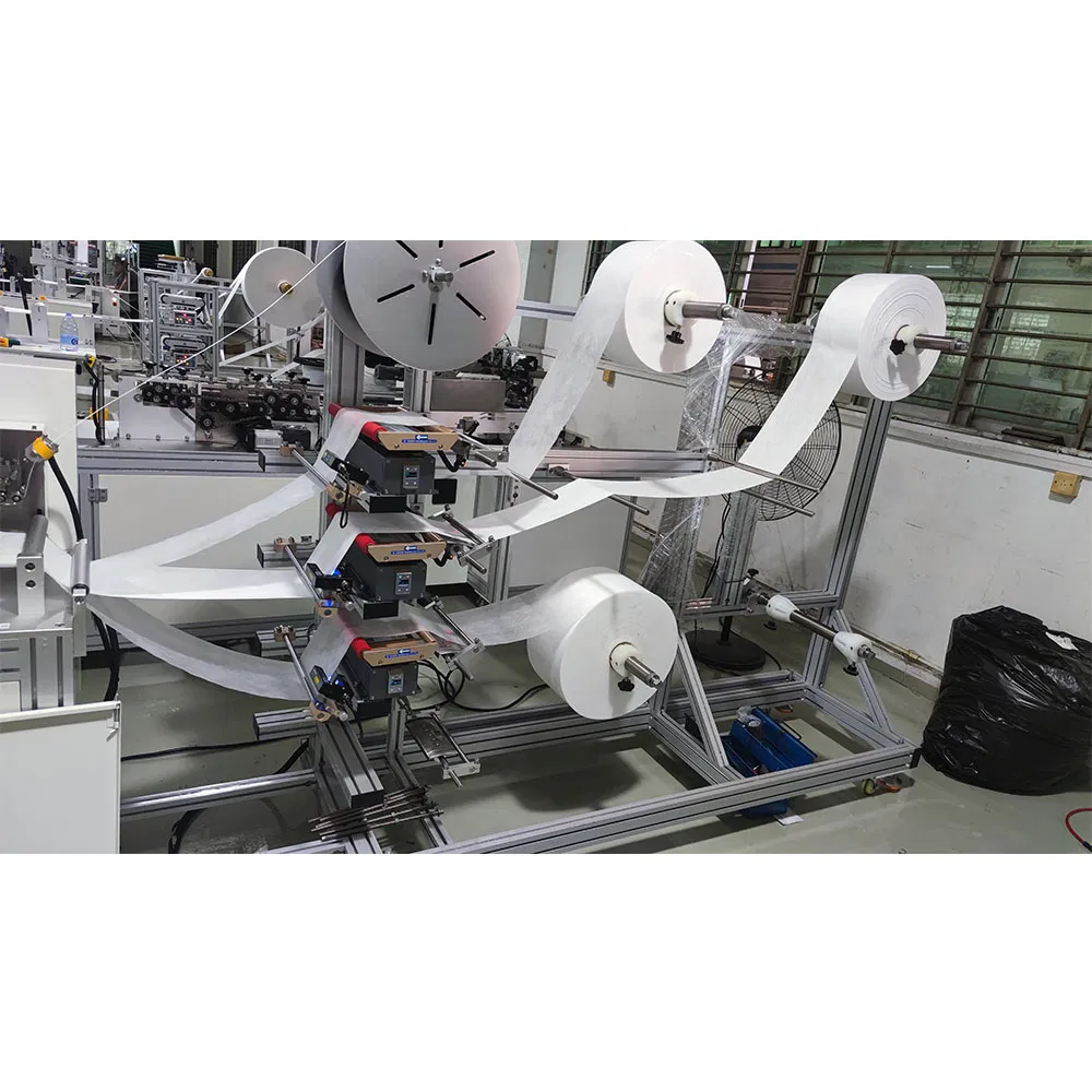 Gosunm Full-Auto Flat Inner Ear-Loop Face Mask Welding Machine with Surgical Standard Quality