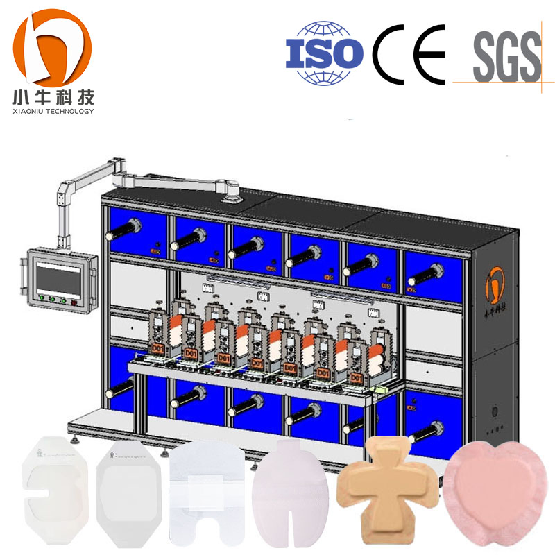 Versatile Disposable IV Dressings Machine for Medical Supply Production