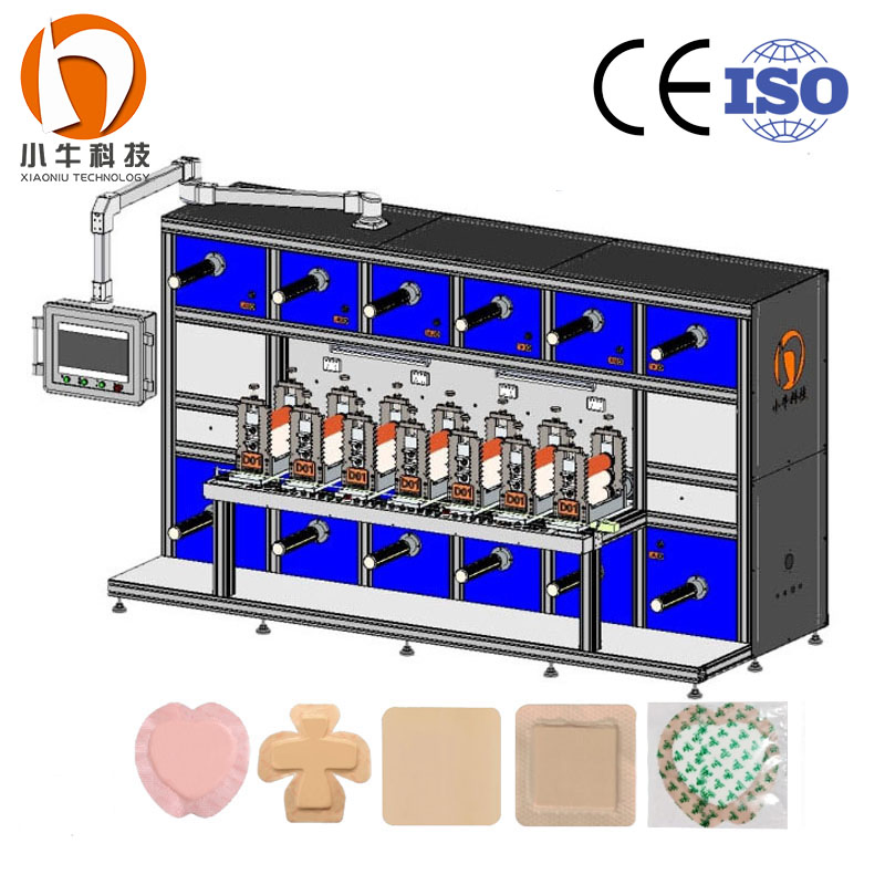 CE Approved Medical Consumables Making Equipment Surgical Wound Dressing Machine Transparent Film IV Dressing Machine
