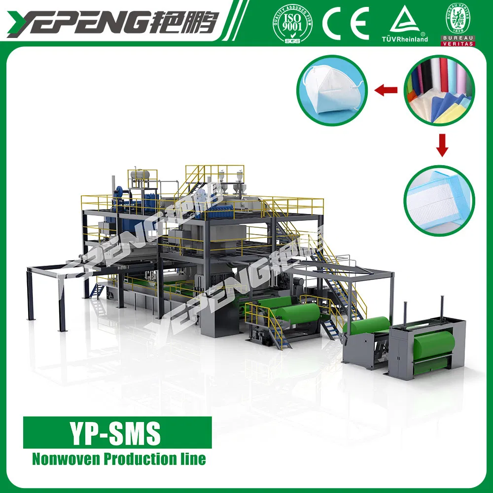 Yanpeng Automatic Non Woven Surgical/Medical/Disposable Face Mask Machine