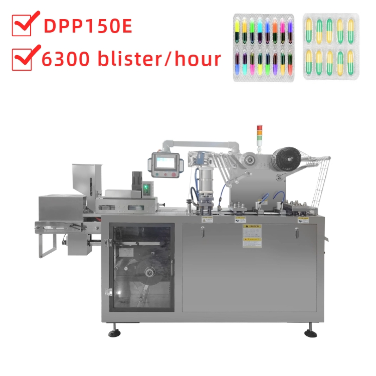 Mini Economical Aluminum Foil Dpp140 150 Pill Softgel Blister Packaging Machine