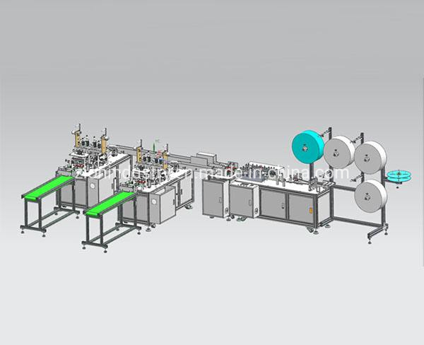 Fully Automatic Disposal Face Mask Making Machine/Disposable Face Mask Machine