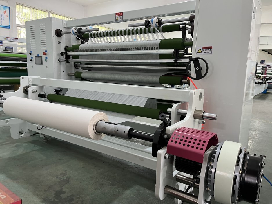 Medical Adhesive Tape Jumbo Roll Slitter Rewinder Silk Plaster Making Machine