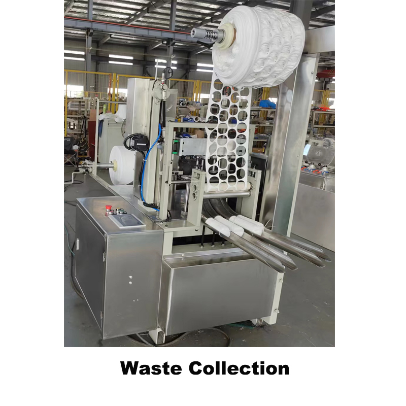 Customised Automatic Disposable Makeup Remover Cotton Pads Cutting Making Machine