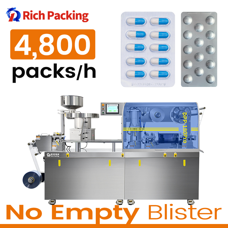 Aluminum PVC Blister Packing Machine Manufacturer Tablet Pills Blister Machine Price for Packaging Capsule Softgel