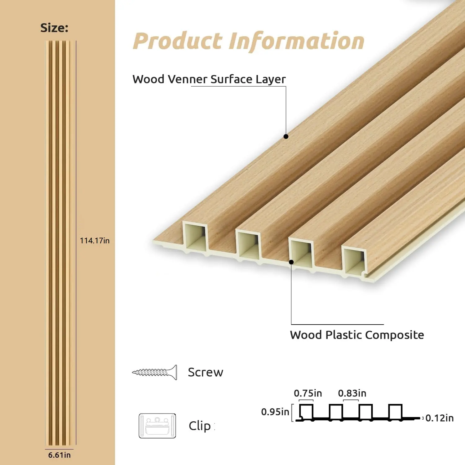 WPC wall panels production process