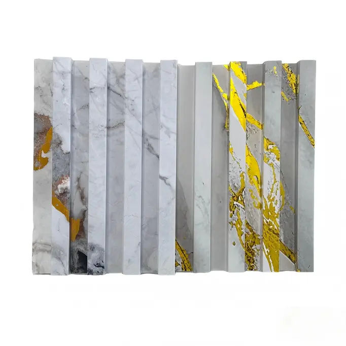 China Source factory WPC wall panels with customizable metal wave texture Exporter, Companies