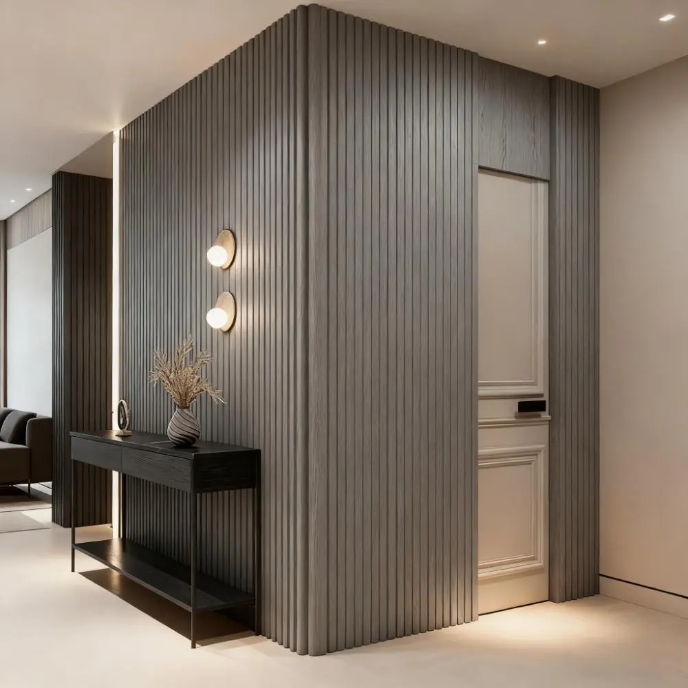 China The wood-grain WPC wall panel imitates the texture of real wood and requires no maintenance Supplier, Companies