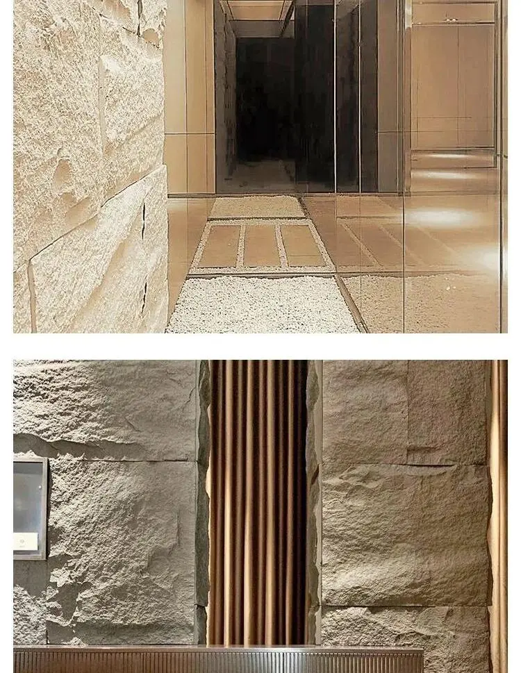 China 3D simulation stone-textured PU wall panels: Lightweight, 80% formaldehyde-free, fireproof, waterproof and weather-resistant Supplier, Suppliers