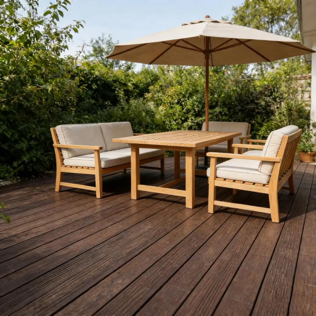 China 2026 Newest PVC+ASA Anti-slip scratch-resistant insect-proof Co-extruded Exterior Flooring Suppliers, Exporter