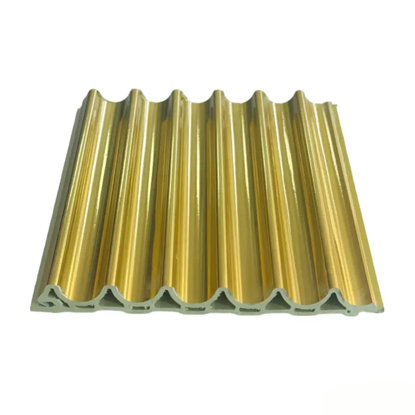 China High-end metal texture WPC wall panel, environmentally friendly and easy to install Exporter, Service