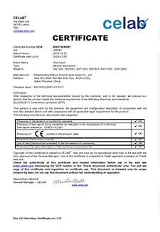 Gypsum Board Certification Document