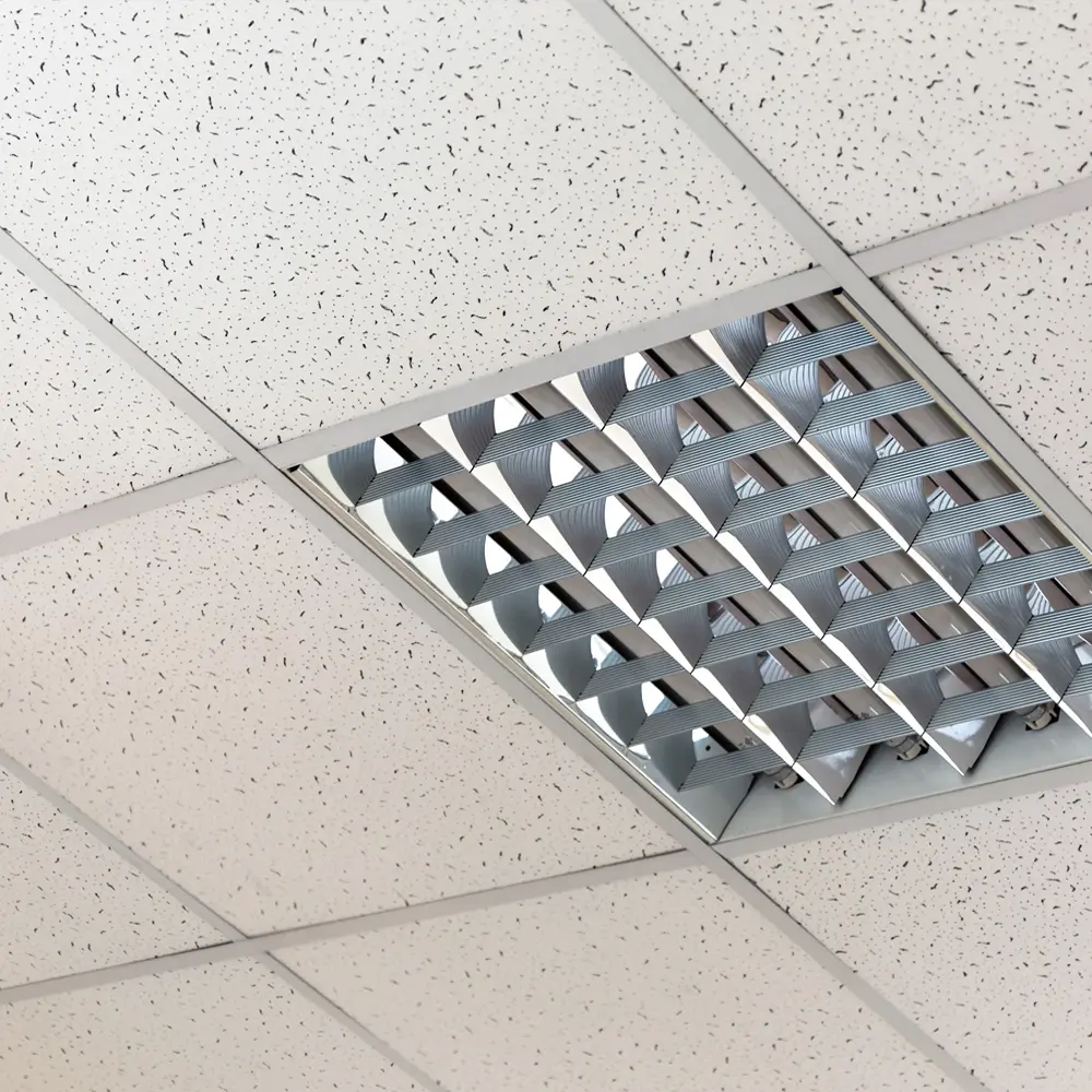 Mineral wool ceiling installations