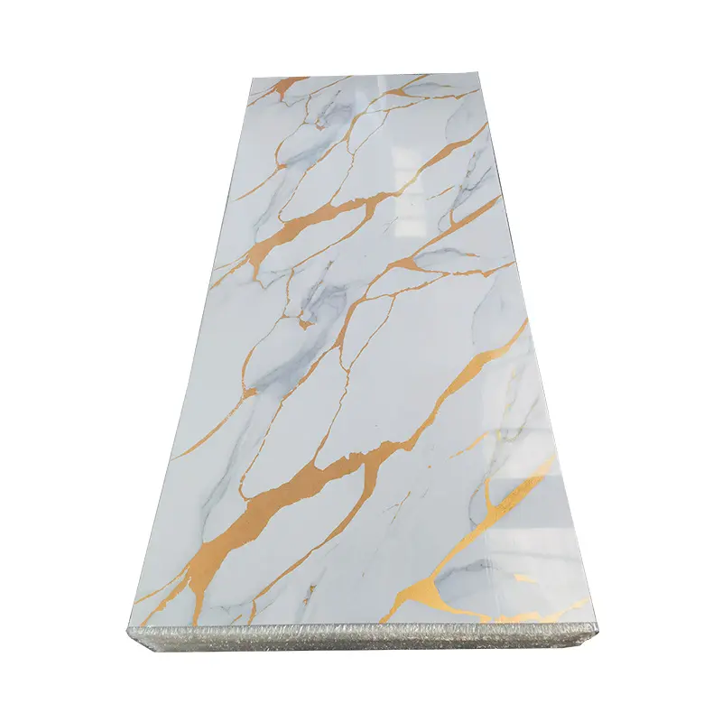 OEM Carbon crystal UV seamless wall panels are waterproof and moisture-proof wall panels that can be used for full-house decoration in bedrooms Supplier, Company