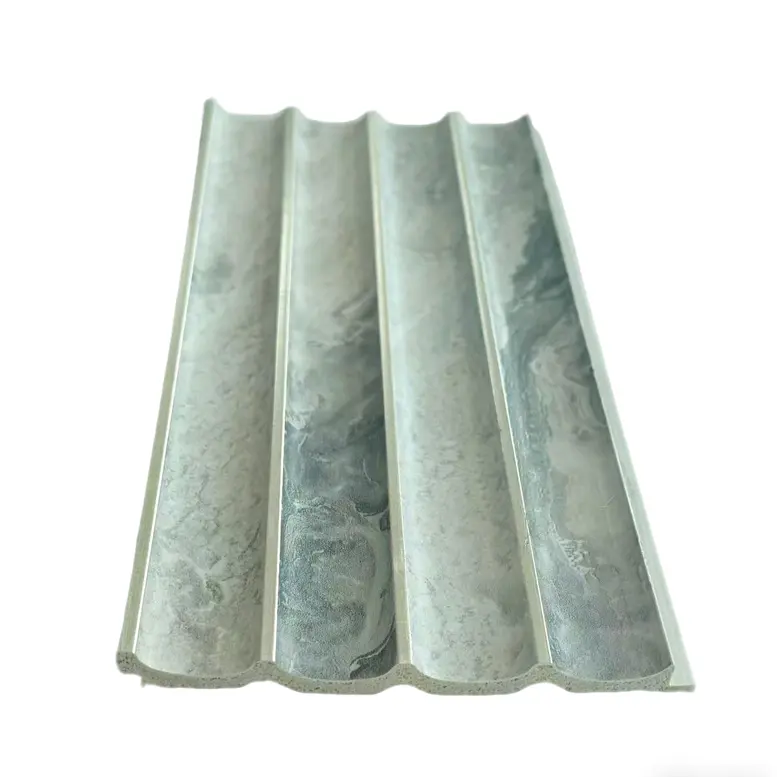 China Three-dimensional WPC wall panels with marble-like texture are the preferred choice for bedroom and living room decoration Supplier, Suppliers