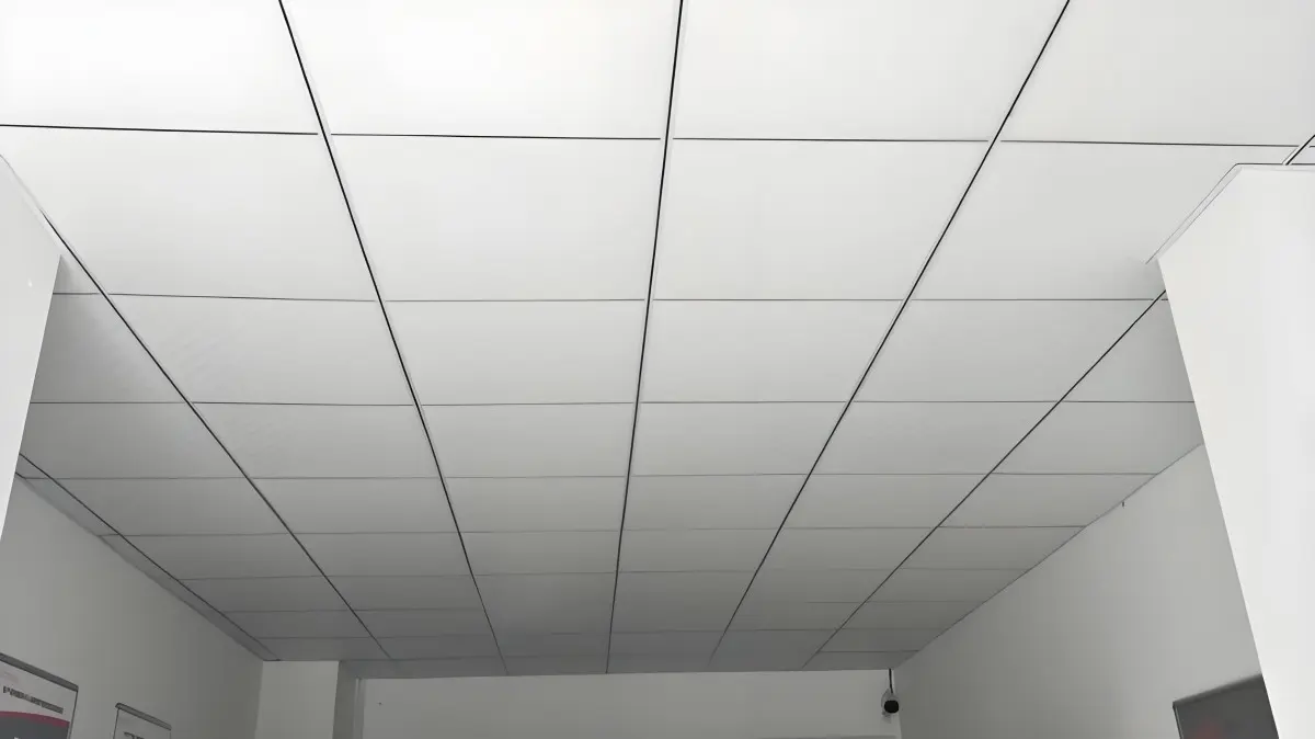 Gypsum ceiling tile molding and finishing