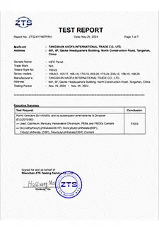 WPC Panel Quality Test Report