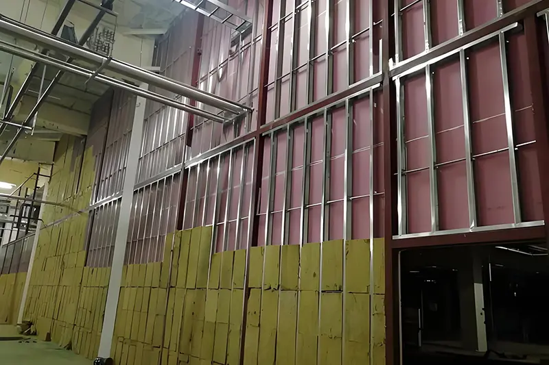 Fire protection dry wall solution