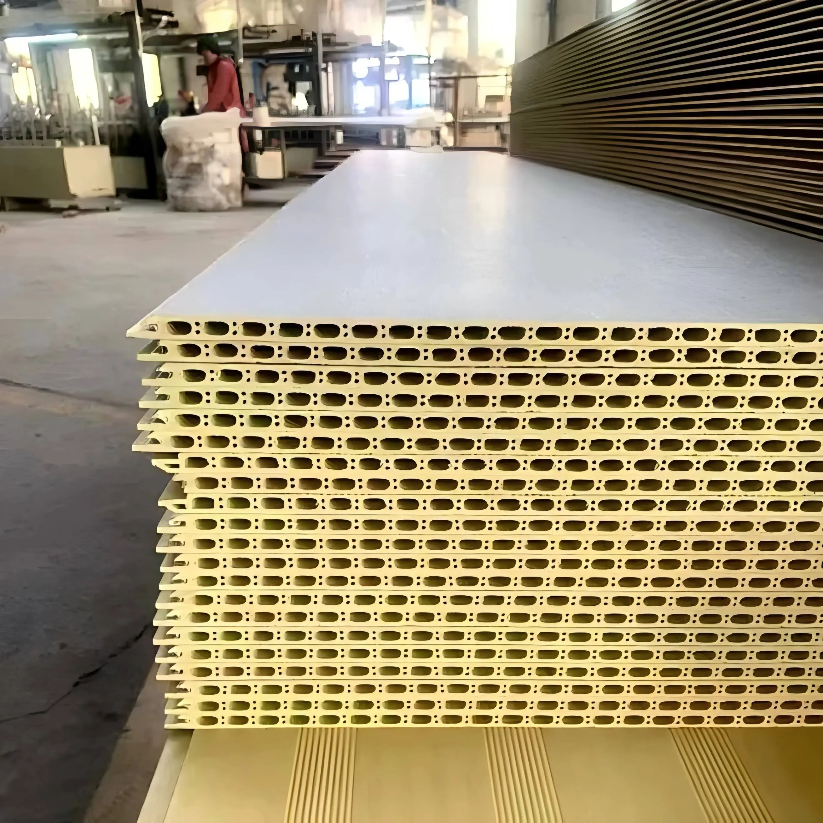Wholesale Ce-certified PVC bamboo fiber wall panels are exclusively for export as wall materials for engineering and home decoration Suppliers, Exporter
