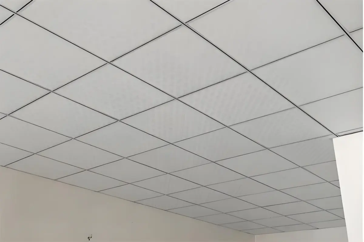Production process of gypsum tiles