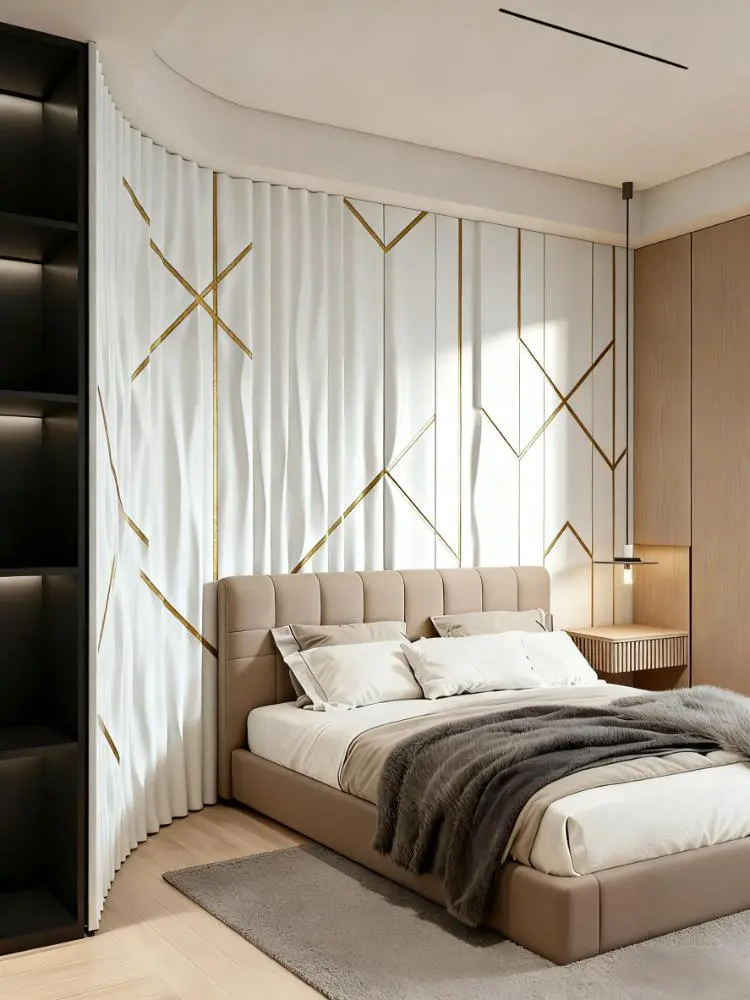 Wholesale WPC wood-plastic interior wall panels feature a modern and light luxury style, being waterproof, moisture-proof and environmentally friendly Suppliers, Company