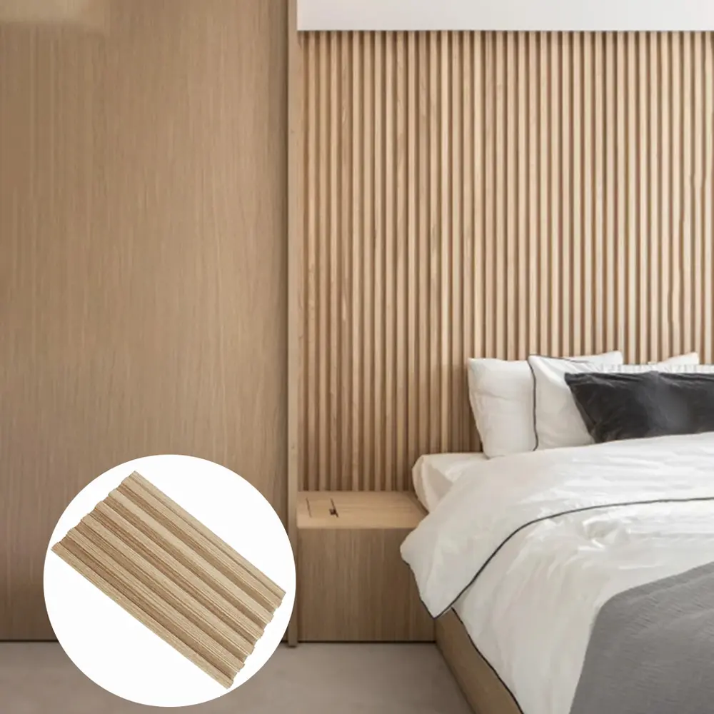 High-Quality Natural Wood Look WPC Wall Panels Waterproof Moistureproof Wall Cladding Supplier, Service