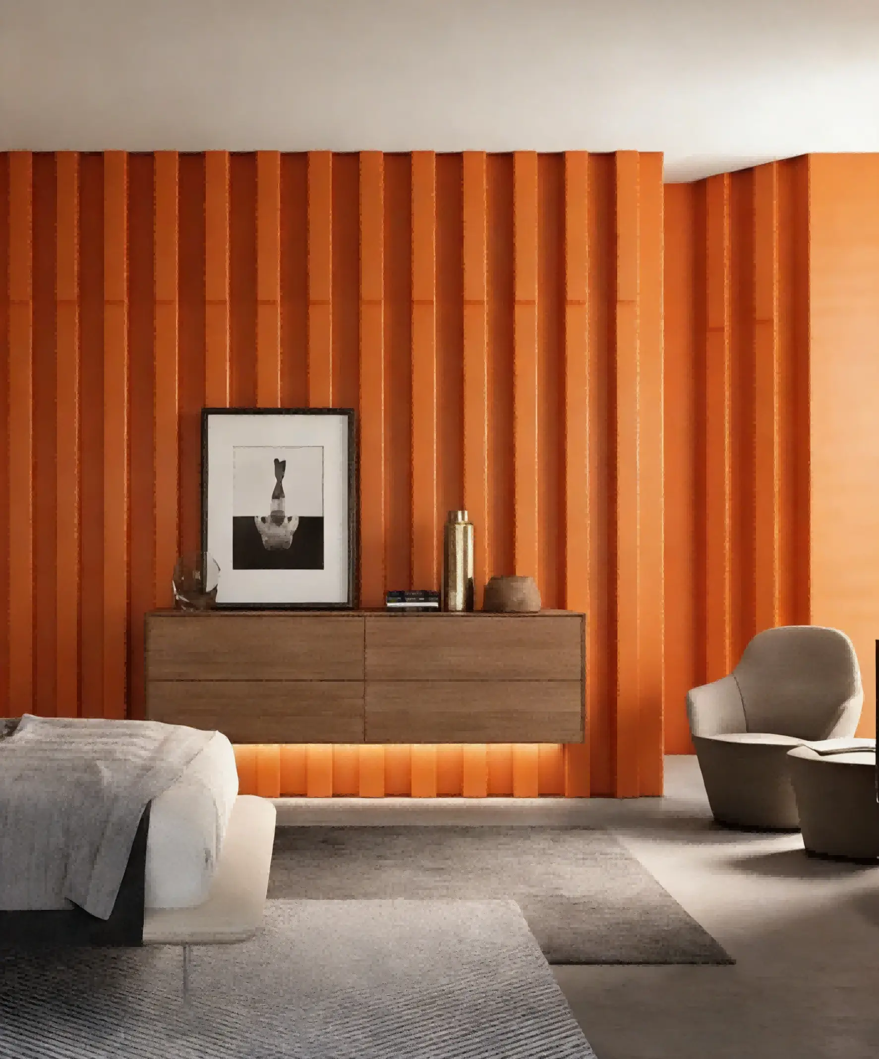 WPC wall panels effect diagram