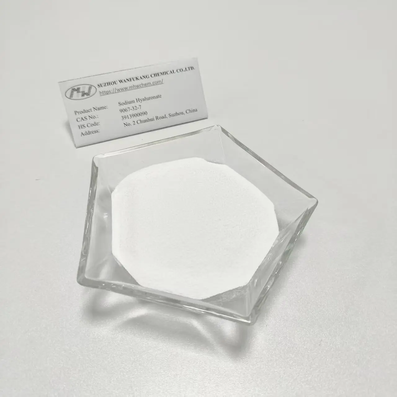 High-Quality Water Soluble Food Grade Sodium Hyaluronate CAS No. 9067-32-7 Suppliers, Product