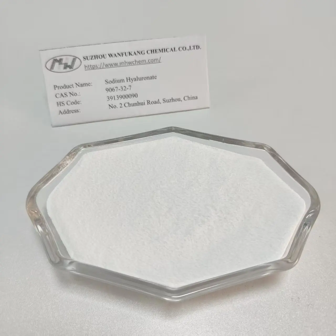 China High Safety Food Grade Sodium Hyaluronate Supplier, Service