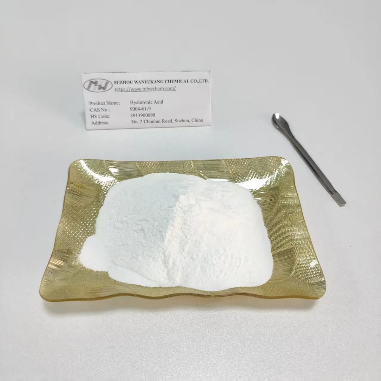 China Functional Food Ingredient Hyaluronic Acid CAS No. 9004-61-9 Supplier, Products