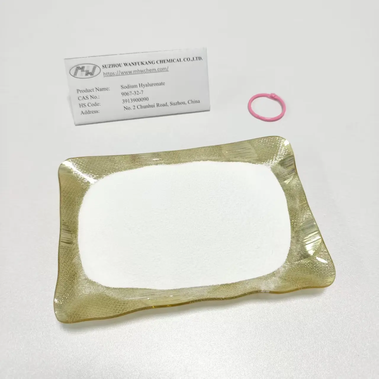 Famous Halal Certified Food Grade Sodium Hyaluronate Vegan Friendly Manufacturers, Exporter