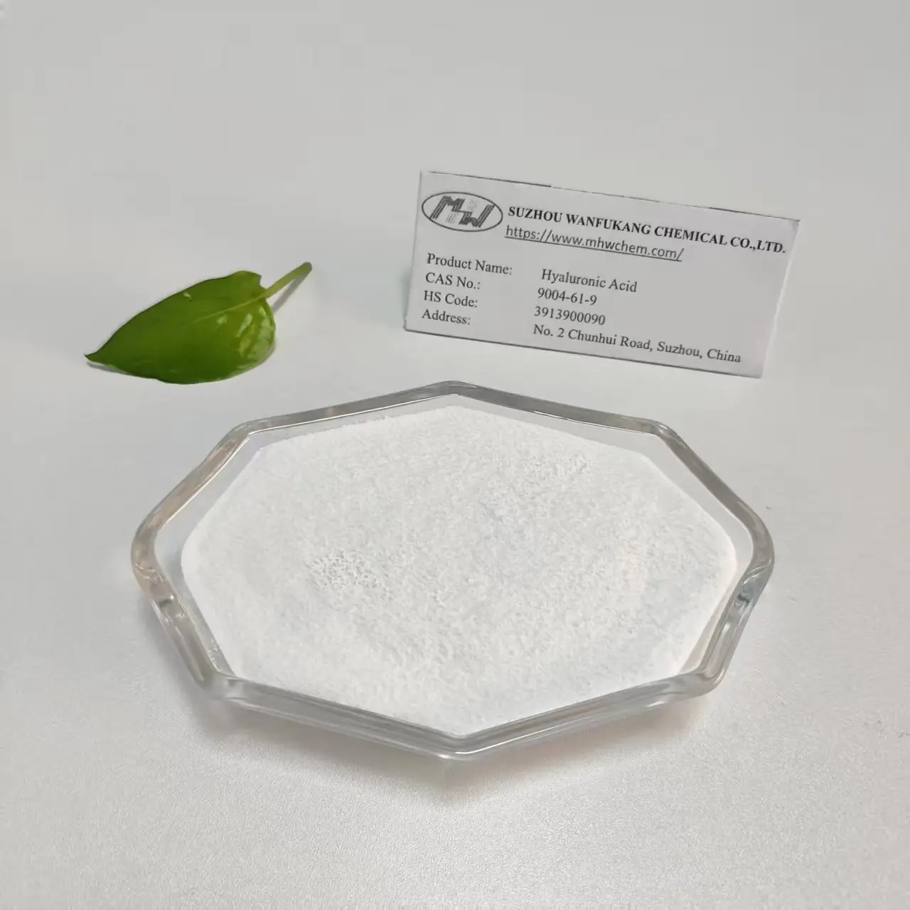 China High Quality Food Grade Hyaluronic Acid Raw Material Supplier Product, Factory