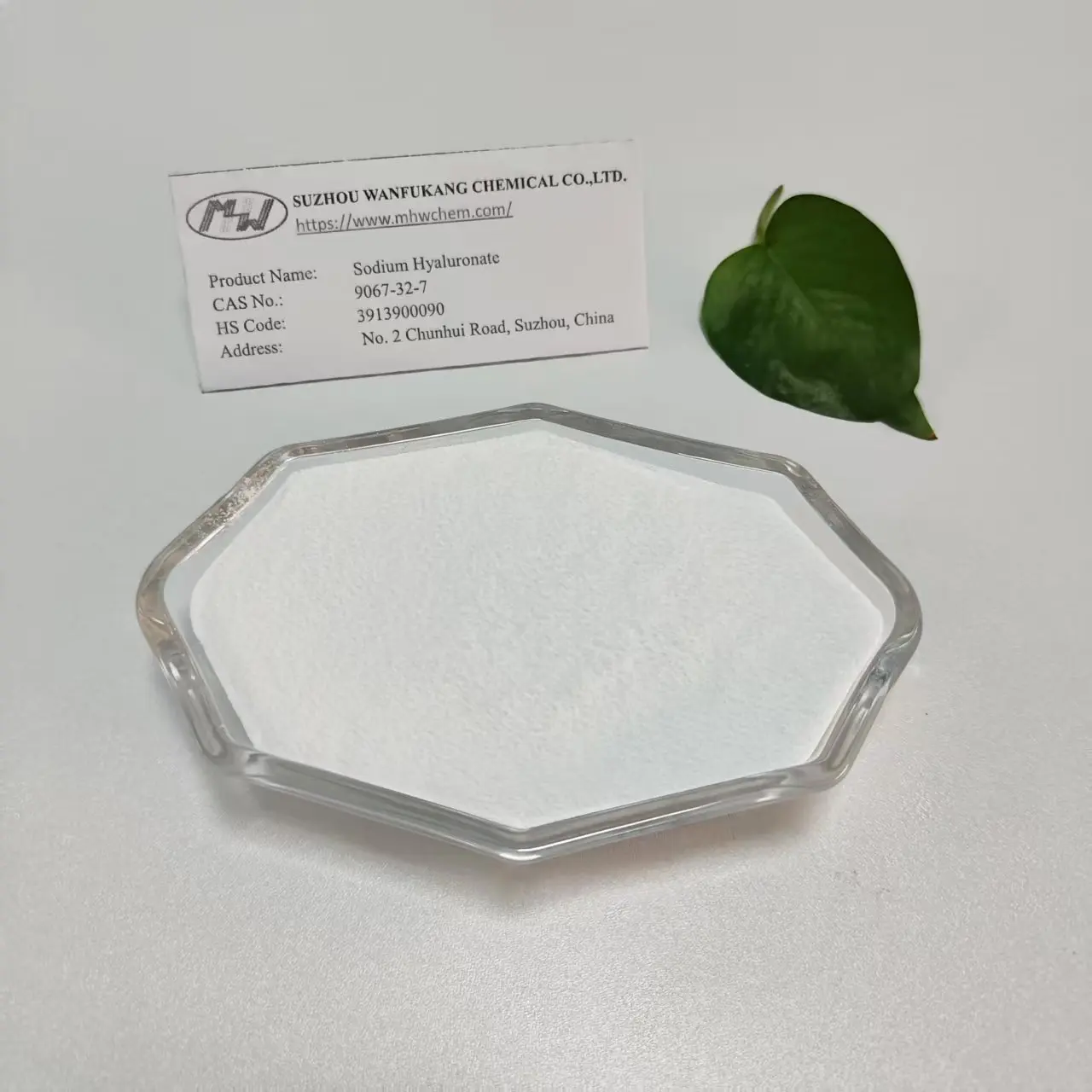 High-Quality Edible Sodium Hyaluronate CAS No. 9067-32-7 Product, Factory